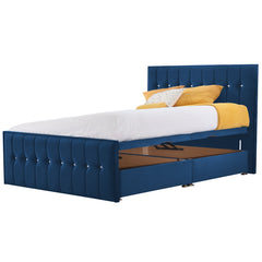 Style Sparkle Hybrid Fabric Bed - Royal Blue