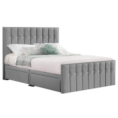 Style Sparkle Hybrid Fabric Bed - Ash