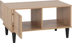 Tessa 1 Door Coffee Table Natural Oak Effect