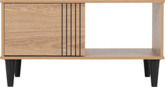 Tessa 1 Door Coffee Table Natural Oak Effect