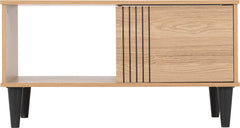 Tessa 1 Door Coffee Table Natural Oak Effect
