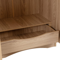 Tessa 2 Door Wardrobe Natural Oak Effect