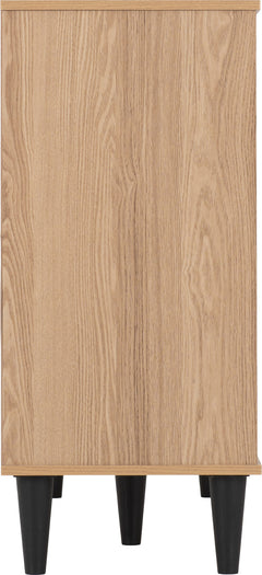 Tessa 3 Door 2 Drawer Sideboard Natural Oak Effect