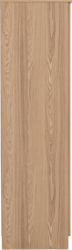 Tessa 3 Door Mirrored Wardrobe Natural Oak Effect