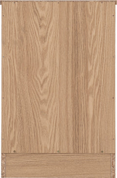 Tessa 3 Drawer Bedside Natural Oak Effect