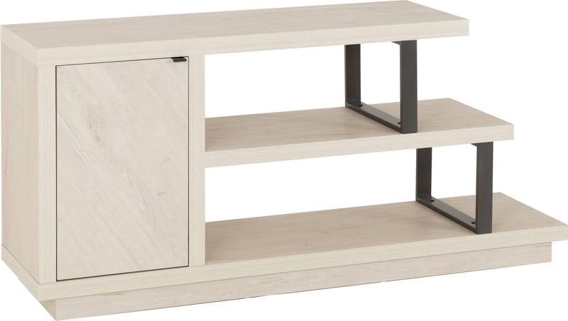 Turin TV Stand Light Oak Effect/Black