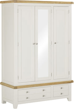 Windsor 3 Door 2 Drawer Wardrobe