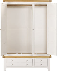 Windsor 3 Door 2 Drawer Wardrobe