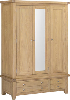 Windsor 3 Door 2 Drawer Wardrobe