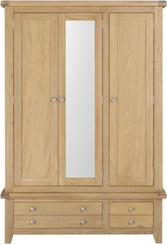 Windsor 3 Door 2 Drawer Wardrobe