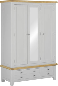 Windsor 3 Door 2 Drawer Wardrobe