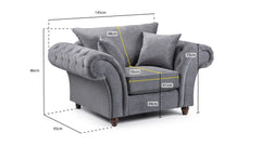 Windsor Fullback Sofa Armchair