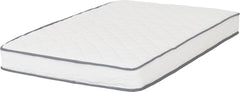 Yasmin 4' Small Double Roll-Up Mattress 18cm (Bonnel Spring) White