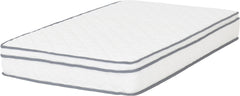 Yasmin 4' Small Double Roll-Up Mattress 24cm (Pocket Spring) White