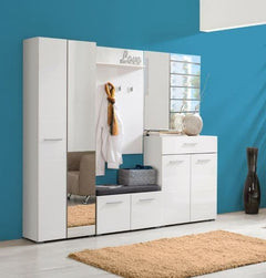 Beny White Gloss Hallway Storage
