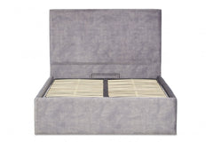 Barrow Bed Frame With Ottoman Gas Lift Storage Option Low End