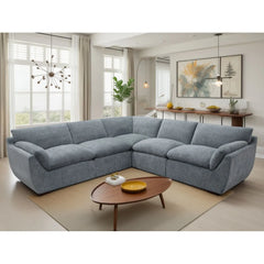 Camden Fabric Laid Back Large Corner Sofa