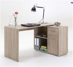 Carin Corner Flexi Desk Oak Effect