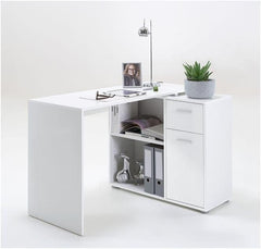 Carin Corner Flexi Desk White