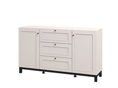 Cassio Cashmere Taupe Panelled Sideboard