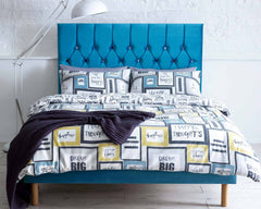 Catherine Lansfield Boutique Collection Velvet Headboard