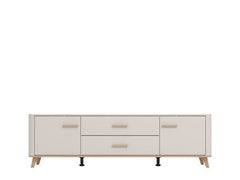 Dariqon Cashmere And Oak Effect Large Wide 180cm TV Unit