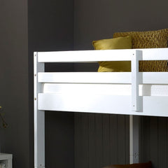 Durham White Solid Wooden Bunk Bed