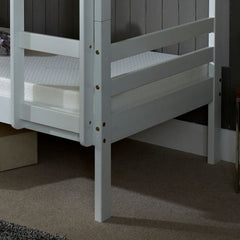 Durham White Solid Wooden Bunk Bed