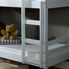 Durham White Solid Wooden Bunk Bed