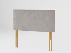 Garland Headboard 60 cm - Plush Velvet - Silver