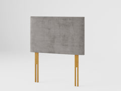 Garland Headboard 60 cm - Firenza Velour - Silver