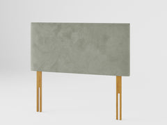Garland Headboard 60 cm - Plush Velvet - Duck Egg
