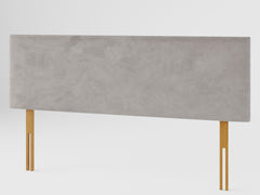 Garland Headboard 60 cm - Plush Velvet - Silver