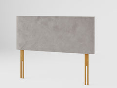 Garland Headboard 60 cm - Plush Velvet - Silver
