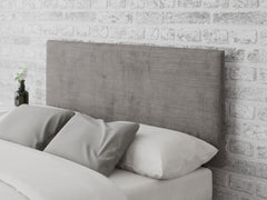 Garland Headboard 60 cm - Firenza Velour - Silver