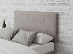 Garland Headboard 60 cm - Plush Velvet - Silver