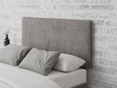 Garland Headboard 60 cm - Firenza Velour - Silver