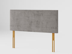 Garland Headboard 60 cm - Firenza Velour - Silver