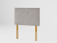 Garland Headboard 60 cm - Plush Velvet - Silver