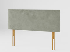 Garland Headboard 60 cm - Plush Velvet - Duck Egg