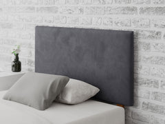 Garland Headboard 60 cm - Plush Velvet - Steel