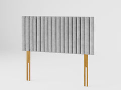 Grant Headboard 60 cm - Kimiyo Linen - Silver
