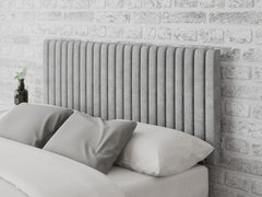 Grant Headboard 60 cm - Kimiyo Linen - Silver