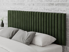 Grant Headboard 60 cm - Plush Velvet - Forest Green