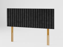 Grant Headboard 60 cm - Kimiyo Linen - Charcoal