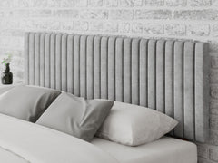 Grant Headboard 60 cm - Kimiyo Linen - Silver