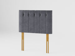 Hepburn Headboard 60 cm - Plush Velvet - Steel