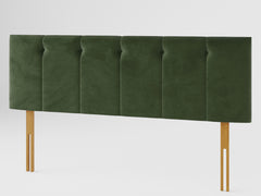 Hepburn Headboard 60 cm - Plush Velvet - Forest Green