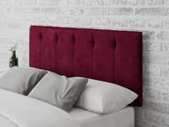 Hepburn Headboard 60 cm - Kimiyo Linen - Bordeaux