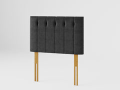 Hepburn Headboard 60 cm - Malham Weave - Ebony